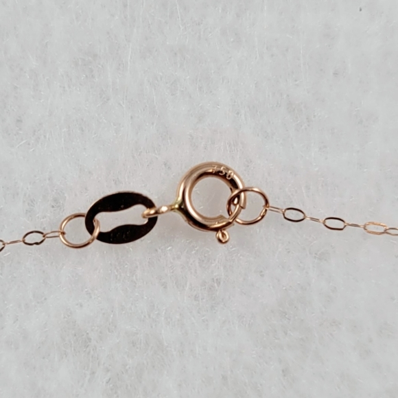 Solid 18k Rose Gold Chain - Picture 3 of 7